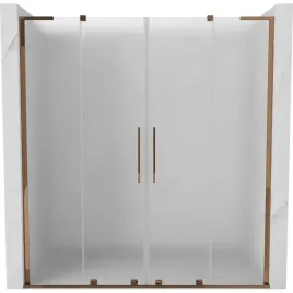 mexen-velar-l-duo-drzwi-prysznicowe-rozsuwane-200-cm-szron-rozowe-zloto-