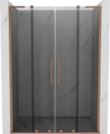 mexen-velar-l-duo-drzwi-prysznicowe-rozsuwane-150-cm-grafit-miedz-szczotk