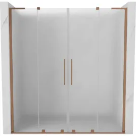 mexen-velar-l-duo-drzwi-prysznicowe-rozsuwane-180-cm-szron-miedz-szczotko