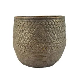 oslonka-cementowa-zlota-kosz-wytlaczana-12x13x13cm