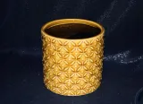 oslonka-ceramiczna-zolta-h13cm-wysokosc-produktu-13-cm