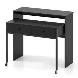 wysuwane-biurko-male-biurko-komputerowe-czarne-100-x-63-x-88-cm