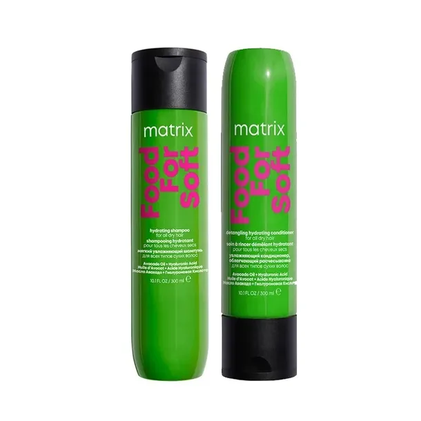 MATRIX FOOD FOR SOFT Szampon nawilżający, odżywka nawilżająca 2 x 300ml