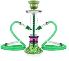 fajka-wodna-shisha-2-weze-12m-bongo-27-cm-zielona-z-akcesoriami