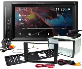 radio-pioneer-2-din-mikrofon-kamera-audi-a4-b6-b7-seat-exeo