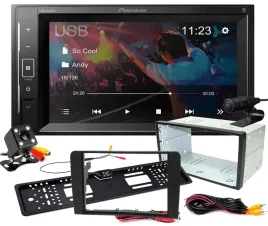 radio-pioneer-2-din-mikrofon-kamera-audi-a3-8p