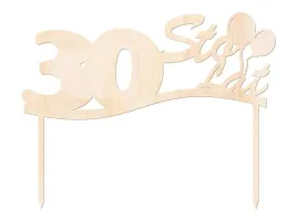 topper-drewniany-na-tort-30-sto-lat-1-szt