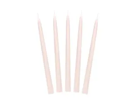 swieca-stozkowa-matowa-nude-24-cm-10-szt