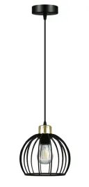 lampa-sufitowa-zyrandol-diament-czarna-druciak-28b