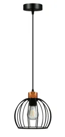 lampa-sufitowazyrandol-diament-czarna-druciak-27b