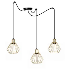 lampa-sufitowazyrandol-diament-pajak-zloty-markos