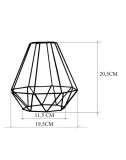 kinkiet-scienny-loft-druciak-diament-15-3033-stan-nowy
