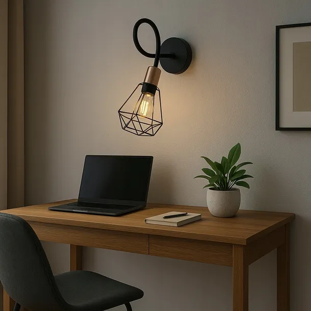nowoczesny-kinkiet-scienny-lampa-scienna-led-diament-30-123k-czarny-miedz-dlugosc-wysokosc-23-cm