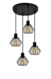lampa-sufitowa-zyrandol-diament-czarna-001-11kd