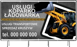 baner-reklamowy-100x50cm-duzy-wybor-wzorow-uslugi-koparko-ladowarka