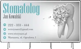 baner-reklamowy-100x50cm-plandeka-duzy-wybor-stomatolog-twoje-dane-tekst