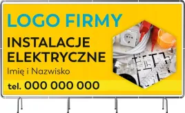 baner-reklamowy-100x50cm-instalacje-elektryczne-twoja-nazwa-duzo-wzorow