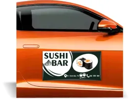 magnes-na-samochod-reklama-magnetyczna-60x30-sushi-bar-kuchnia-azjatycka