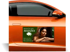 magnes-na-samochod-reklama-magnetyczna-60x30-masaz-and-spa-gotowe-projekty