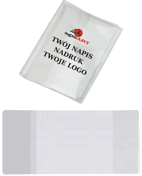 OKŁADKA NA DOKUMENTY dowód rejestracyjny Z TWOIM NADRUKIEM LOGO 50 szt.