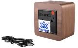 drewniany-budzik-sieciowy-xonix-termometr-data-stan-nowy