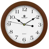 zegar-scienny-perfect-brazowy-28cm-bateria-aa-stan-nowy