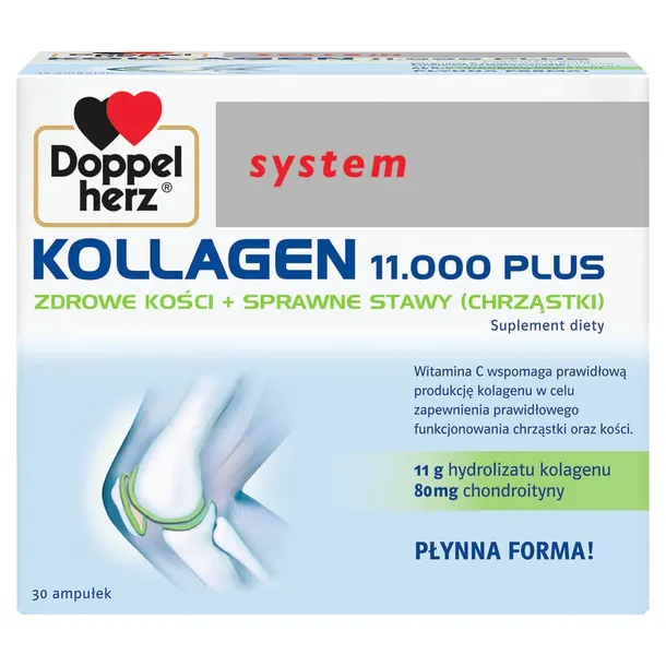 Doppelherz® system Kollagen 11.000 PLUS, 30 ampułek po 25ml