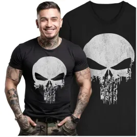 punisher-czaszka-koszulka-bron-trening-silownia