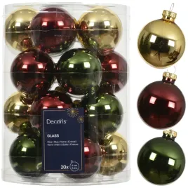 bombki-choinkowe-szklane-20-szt-mix-zielono-zloto-bordowe-6-cm