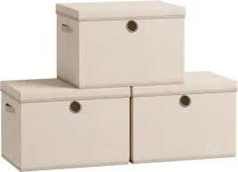 songmics-zestaw-3-x-organizer-pudelko-do-szafy-bezowe-43x30x30cm