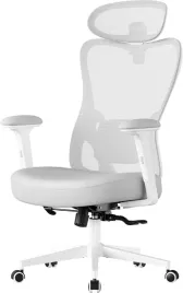 songmics-ergonomiczny-fotel-biurowy-zaglowek-podparcie-ledzwi-szary