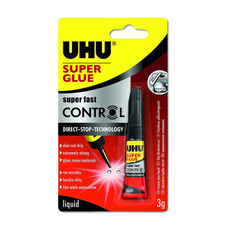 Klej Uhu Super Glue Ultra Fast Control 3G - ERLI.pl