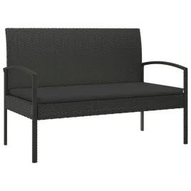lawka-ogrodowa-z-poduszka-czarna-105-cm-polirattan
