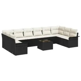 zestaw-sof-na-ogrod-z-poduszka-11-pcs-czarny-polirattan