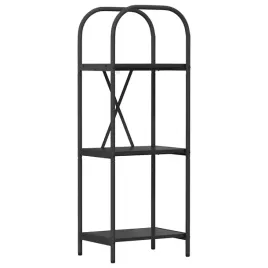 polka-na-ksiazki-czarny-dab-40-x-30-x-109-cm