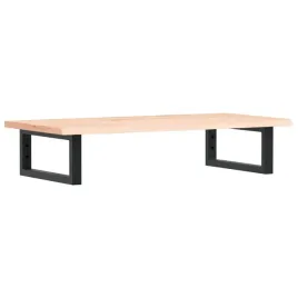 polka-scienna-pod-umywalke-stal-i-lite-drewno-debowe