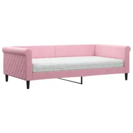 sofa-z-materacem-do-spania-rozowa-100x200-cm-aksamit
