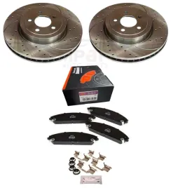dodge-challenger-2009-2023-2x-tarcze-klocki-hamulcowe-przod-345mm