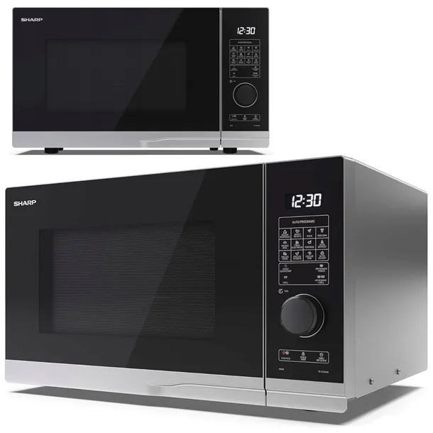 KUCHENKA MIKROFALOWA SHARP MIKROFALÓWKA YC-PC254 SREBRNA 900W 25L