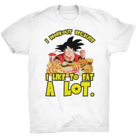 goku-trening-koszulka-silownia-dragon-ball-saiyan