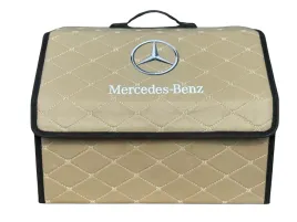 organizer-torba-do-bagaznika-z-logo-mercedes-bezowy-pikowana-skora-pu