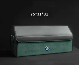 skorzany-organizer-do-bagaznika-logo-bmw-75-31-31-zamszowa-zielony