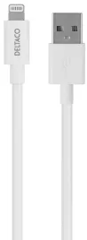 deltaco-iplh-402-kabel-lightning-2-m-bialy