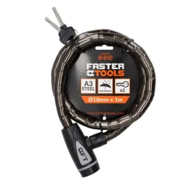 faster-tools-zabezpieczenie-rowerowe-spiralne-fi-18mm-x-1m-kluczyk
