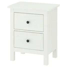 komoda-hemnes-na-kolkach-2-szuflady-bialy-54x66-cm