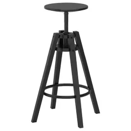 ikea-dalfred-stolek-barowy-czarny-63-74-cm