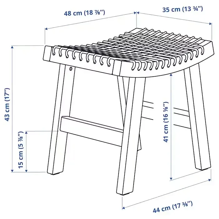 ikea-stackholmen-stolek-krzeselko-ogrodowe-braz-stan-nowy