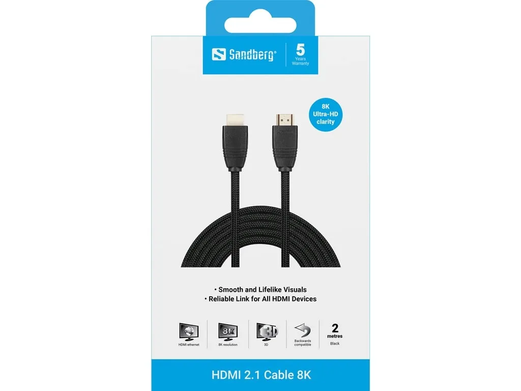 sandberg-hdmi-2-1-cable-8k-2m