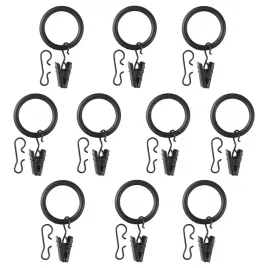 kolko-z-zabka-i-haczykiem-do-karnisza-10-szt-czarne-25mm-ikea-syrlig