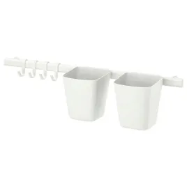 reling-zestaw-60cm-bialy-2-pojemniki-4-haczyki